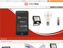 Tablet Screenshot of microluz.es